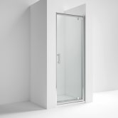 Nuie Pacific Pivot Shower Door 700mm Wide - 6mm Glass