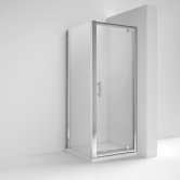 Nuie Pacific Pivot Shower Enclosure 900mm x 900mm Excluding Tray - 6mm Glass