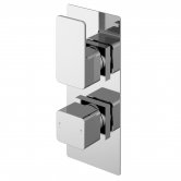Nuie Windon Thermostatic Concealed Shower Valve Dual Handle - Chrome