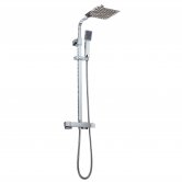 Orbit Cubic Bar Mixer Shower with Shower Kit + Fixed Head