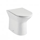 Orbit Life Rimless Back to Wall Toilet 565mm Projection - Soft Close Seat
