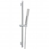 Orbit Marco Shower Slide Rail Kit with Pencil Handset and Pivoting Wall Brackets - Chrome
