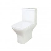 Orbit Nix Close Coupled Toilet with Push Button Cistern - Wrap Over Seat