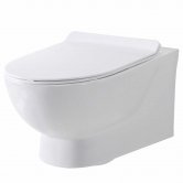 Orbit Riva Rimless Wall Hung Toilet Pan 495mm Projection - Excluding Seat