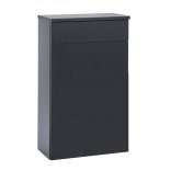 Orbit Supreme Back to Wall WC Toilet Unit 500mm Wide - Graphite Grey