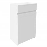 Orbit Classica Traditional Back to Wall WC Unit 500mm Wide - Chalk White