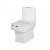 Orbit Vola Close Coupled Toilet with Push Button Cistern - Soft Close Seat