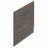 Hudson Reed MDF Straight Bath End Panel and Plinth 550mm H x 700mm W - Brown Grey Avola