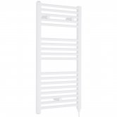 Nuie Electric Heated Towel Rail 920mm H x 480mm W White