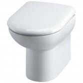 Nuie Lawton D-Shape Back to Wall Toilet 530mm Projection - Excluding Seat
