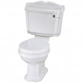 Nuie Legend Close Coupled Toilet Lever Cistern - Standard Seat
