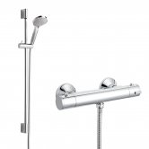 Nuie Value Modern Bar Mixer Shower with Shower Kit