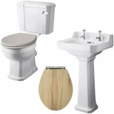 Nuie Richmond Traditional Bathroom Suite 500mm Basin