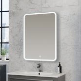 Prestige Alder LED Bathroom Mirror 800mm H x 600mm W