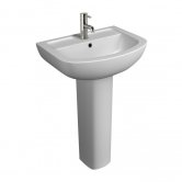 Prestige Chiron Basin with Full Pedestal 550mm Wide 1 Tap Hole