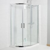 Prestige Koncept Offset Quadrant Shower Enclosure 1200mm x 800mm - 6mm Glass