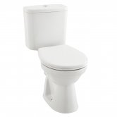 Prestige Milton Close Coupled Toilet with Push Button Cistern - Soft Close Seat