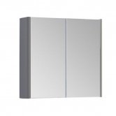 Prestige Options Mirror Cabinet 800mm Wide Basalt Grey