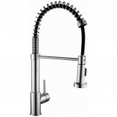 Prestige Kitchen Sink Mixer Tap With Pull Out Spray Deck Mounted - Polished Chrome