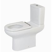 RAK Compact Special Needs Close Coupled Toilet with Lever Cistern - Ring Seat