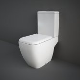 RAK Metropolitan Full Access Close Coupled Toilet with Push Button Cistern - Soft Close Seat