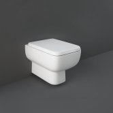 RAK Series 600 Rimless Wall Hung Toilet with Hidden Fixations - Slim Wrap Over Urea Soft Close Seat
