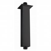 RAK Ceiling Mounted Square Shower Arm 250mm Length - Black