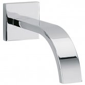 Sagittarius Arke Wall Mounted Bath Spout and Square Cover Plate 180mm