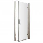 Advantage Hinged Shower Door with Handle 700mm Wide - 6mm Glass