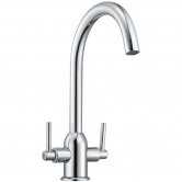 Signature Albany Dual Lever Kitchen Sink Mixer Tap - Chrome