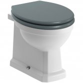 Signature Aphrodite Back To Wall Toilet 535mm Projection - Soft Close Sea Green Seat