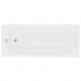 Signature Apollo Supercast Single Ended Whirlpool Bath 1700mm x 700mm - 12 Jet Air Spa System