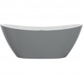 Signature Belmont Freestanding Double Ended Bath 1700mm x 780mm 0 Tap Hole - Grey
