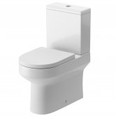 Signature Inca Close Coupled Back to Wall Toilet with Push Button Cistern - Soft Close Seat