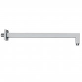 Signature Wall Mounted Square Shower Arm 400mm Length - Chrome