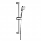 Signature Round Shower Slide Rail Kit with Three Function Handset - Stainless Steel
