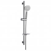 Signature Round Push Button Shower Kit with Three Function Handset - Chrome