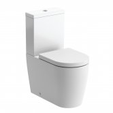 Signature Nazca Close Coupled Toilet with Push Button Cistern - Soft Close Seat