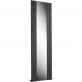 Signature Portra Mirrored Vertical Radiator 1800mm H x 605mm W - Anthracite