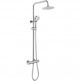 Signature Primo Cool Touch Thermostatic Bar Mixer Shower with Shower Kit + Fixed Head - Chrome