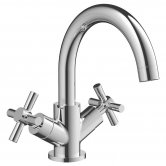 Signature Siena Basin Mixer Tap Dual Handle with Waste - Chrome