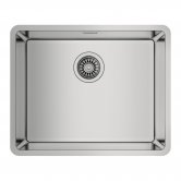 Signature Teka Linea 1.0 Bowl Undermount Kitchen Sink with Waste Kit 540mm L x 440mm W - Stainless Steel