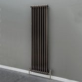 S4H Cornel 2 Column Vertical Radiator 1800mm H x 429mm W - 9 Sections - Lacquer