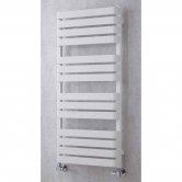 S4H Milton Flat Panel Heated Towel Rail 1110mm H x 500mm W - White