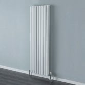 EcoRad Style Double Vertical Radiator 1820mm H x 480mm W White