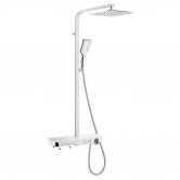 Delphi Accona Thermostatic Bar Mixer Shower with Shower Kit and Fixed Head - Chrome