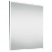 Delphi Ferrara LED Strip Bathroom Mirror with Demister Pad 800mm H x 600mm W
