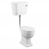 Delphi Henbury Low Level Toilet with Lever Cistern - Soft Close Seat