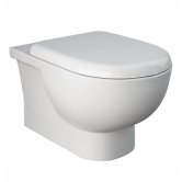 Delphi Tilly Wall Hung Rimless Toilet 550mm Projection - Soft Close Seat