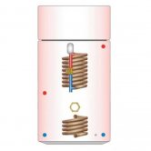 Telford Tristar Vented Thermal Store Combination Cylinder - Sealed Boiler Coil - 250 Litre